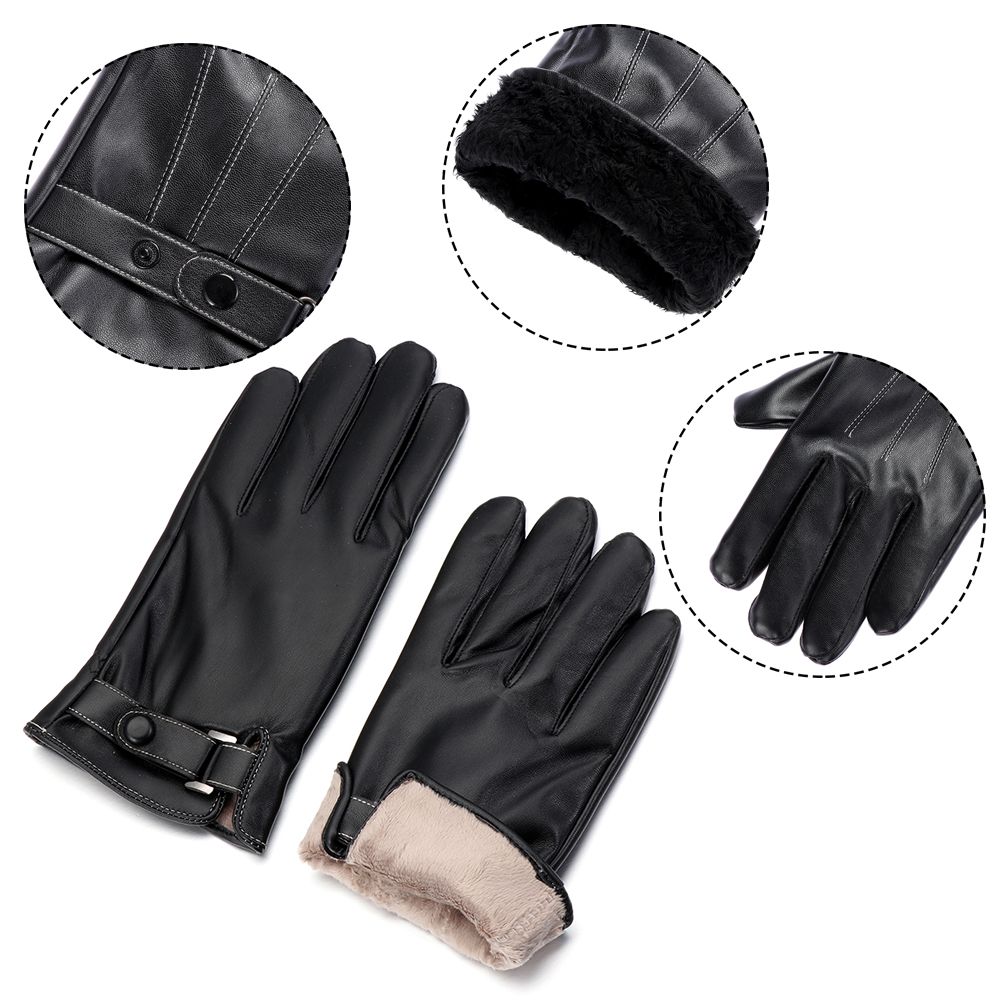 Men's Fleece Thermal Leather G - đánh giá và giá Gardening Glove Waterproof