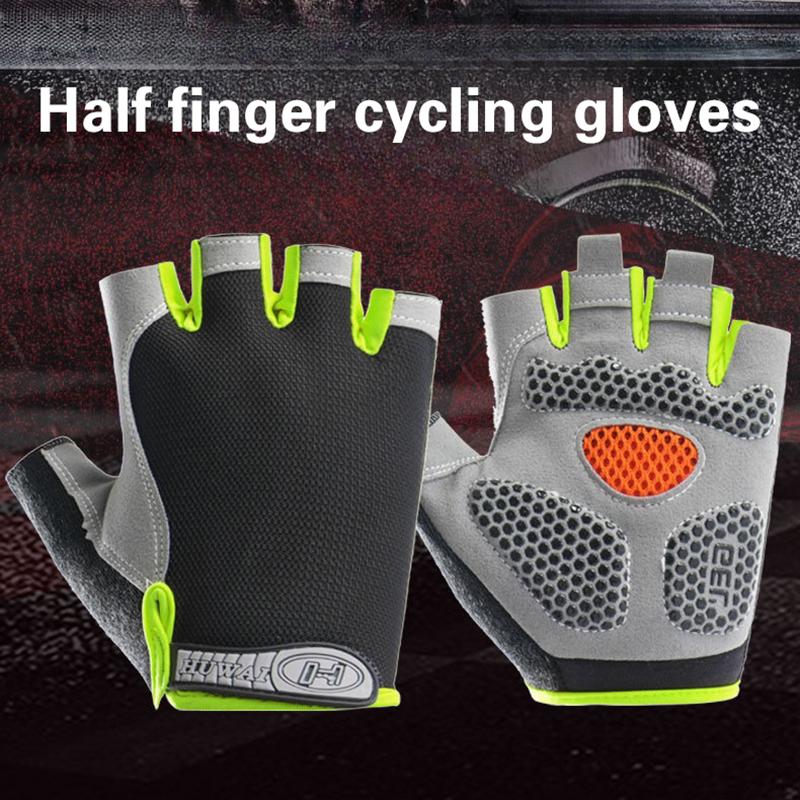 Hot Half Finger Cycling Gloves - đánh giá và giá Fingerless Glove Knit
