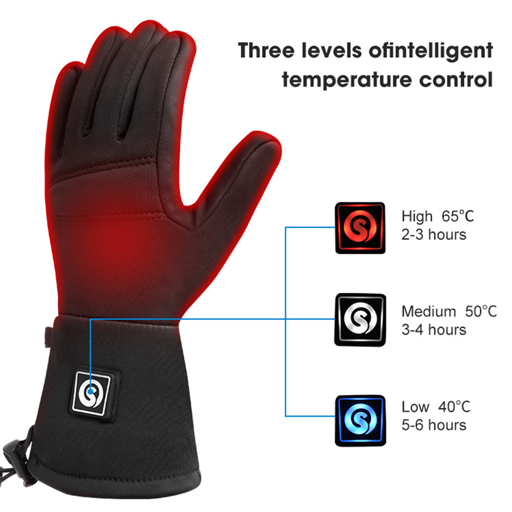 Snow Deer S18 Winter Heated Gl - đánh giá và giá Motorcycle Glove Knuckle