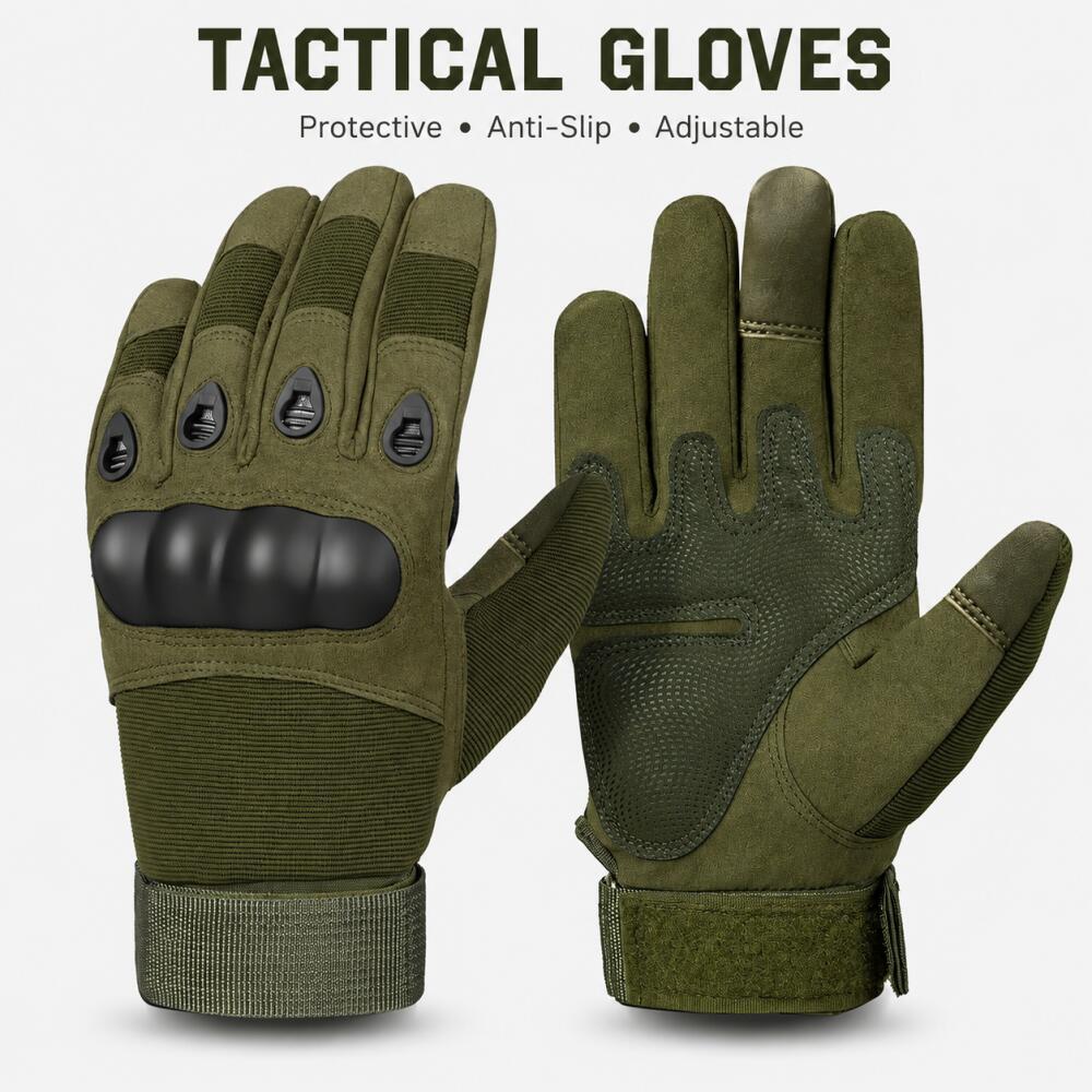 Full Finger Tactical Gloves wi - đánh giá và giá Motorcycle Glove Knuckle
